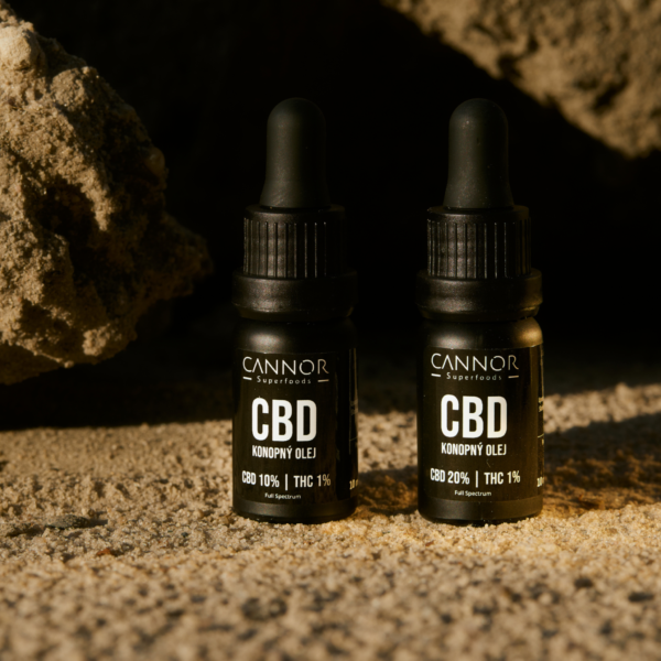 CBD Konopný olej 20% a 10% Extra