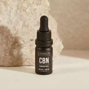 CBN olej Dobré spaní, CBD nespavost, CBN na spaní, CBD účinky, CBD dávkování, CBN 10% olej, Cannor Praha