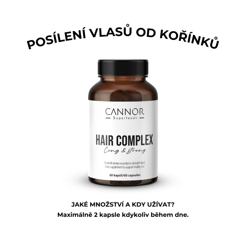 Long & Strong Hair Complex - doplněk stravy na podporu zdravých vlasů. Stop padání vlasů, lámání vlasů, růst vlasů, podpora růstu vlasů, silné vlasy, Naticol, MSM,