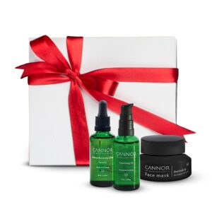 Dárková sada „Krásná pleť bez akné“ Cannor, dárky Praha, přírodní kosmetika Praha