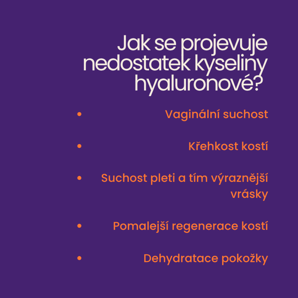 Na pevné kosti i vysychání sliznic. Kyselina hyaluronová ženám pomůže v menopauze