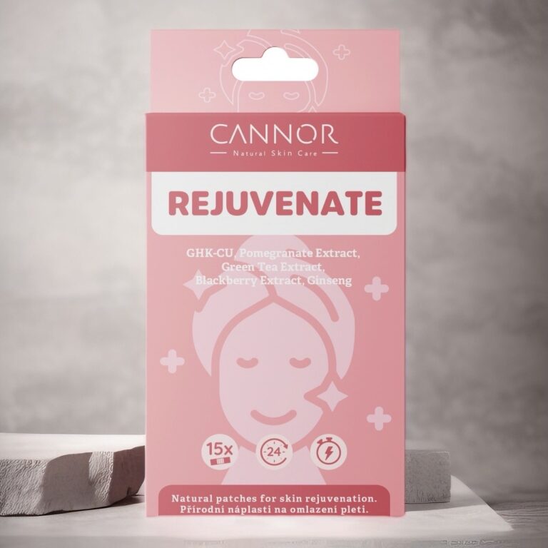 Rejuvenate, omlazení, náplasti na omlazení, beauty tape, náplasti na omlazení pleti, náplasti na omlazení těla, přírodní náplasti, bylinné náplasti Cannor, Praha