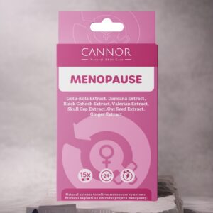 Menopause, náplasti na menopauzu, menopauza, bylinné náplasti Cannor Nutri, přírodní náplasti Praha, gotu kola, damiána, ovec, zázvor