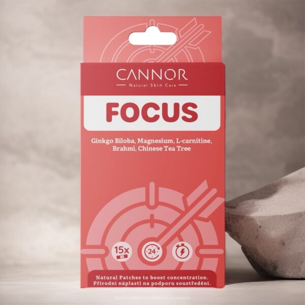 Focus, náplasti na soustředění, koncentrace, náplasti na koncentraci, přírodní náplasti Cannor Nutri, Cannor Praha, bylinné náplasti