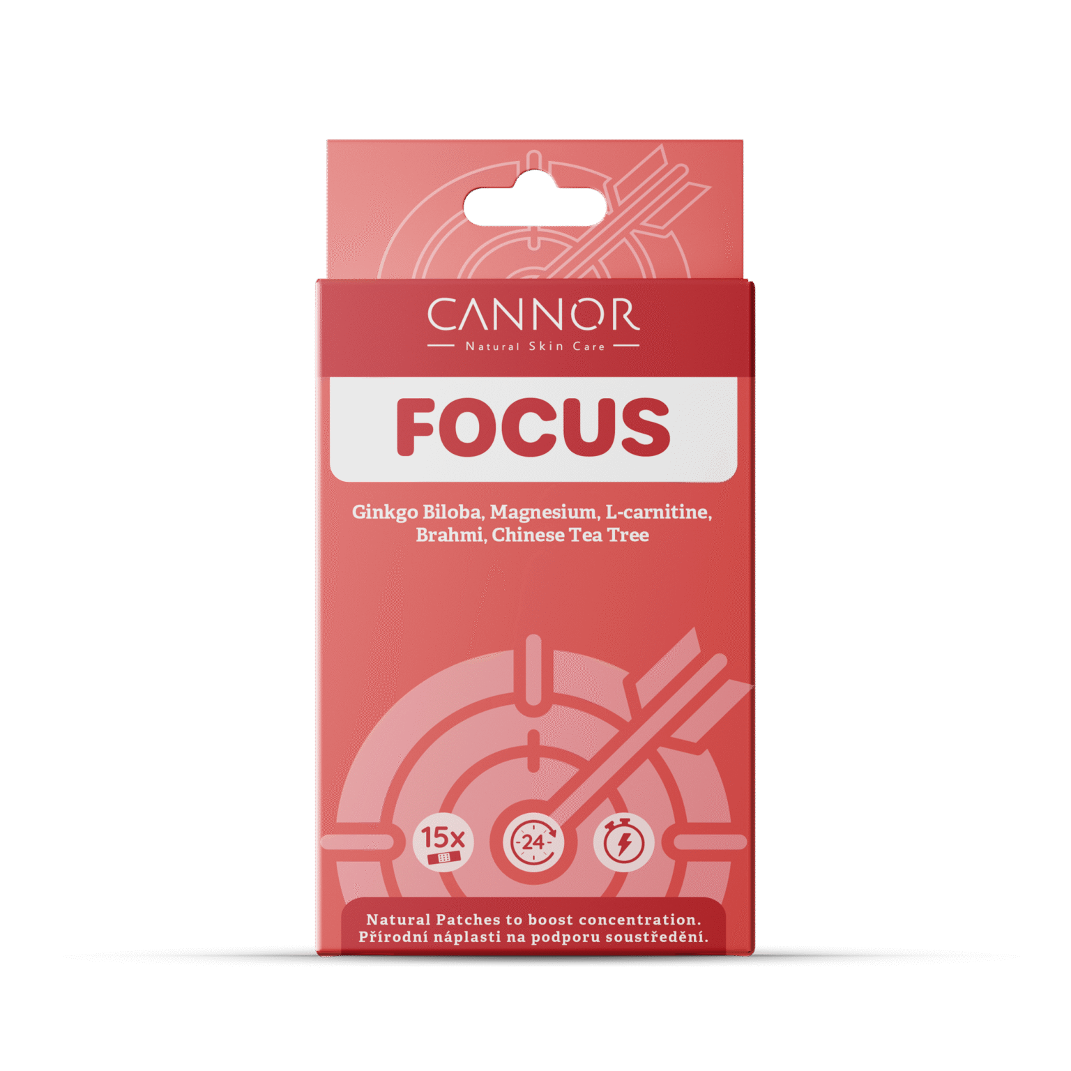 Focus, náplasti na soustředění, koncentrace, náplasti na koncentraci, přírodní náplasti Cannor Nutri, Cannor Praha, bylinné náplasti, l-karnitin, magnesium threonate, brahmi, co na únavu, co proti únavě, co na únavu a vyčerpání, jak zvýšit soustředění, zlepšení soustředění,