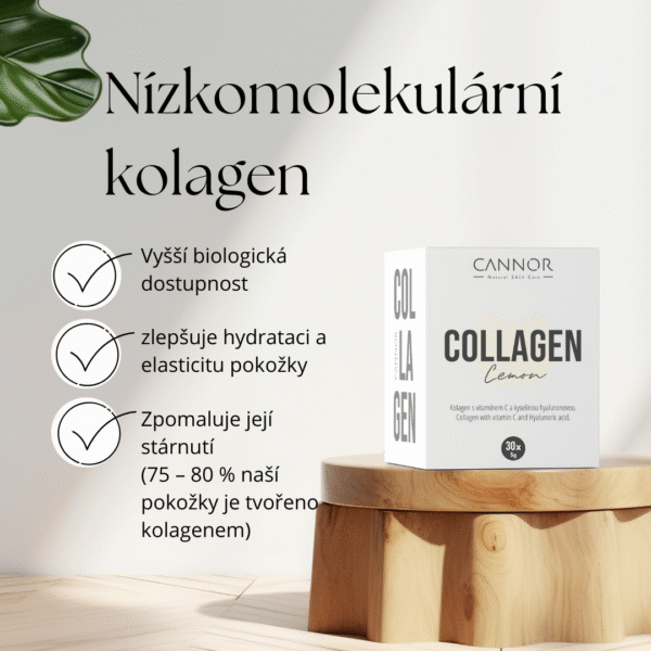 Kolagen na pleť, kolagen na klouby, nízkomolekulární kolagen, kolagen drink, Kolagen Praha Cannor